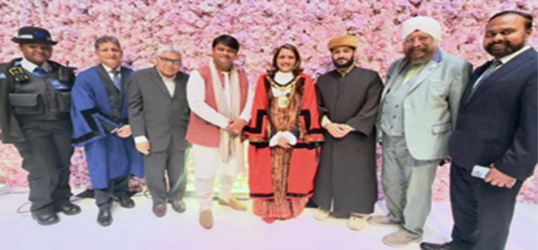 Hindu Community Celebrates as Indian-Origin Anjana Patel Takes Office as Mayor of Harrow